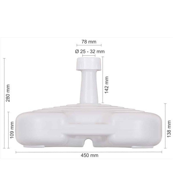 Sonnenschirm-Staender-20-L-weiss-Kunststoff-09-kg-mit-Sand-oder-Wasser-befuellbar-2