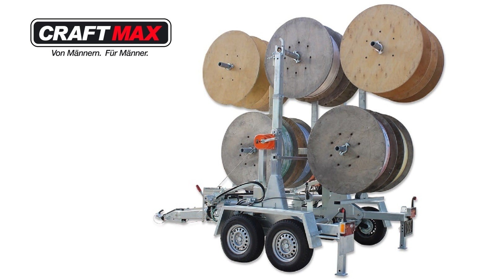 CRAFTMAX-Kabeltrommelanhaenger-Verlegeanhaenger-3.500Kg