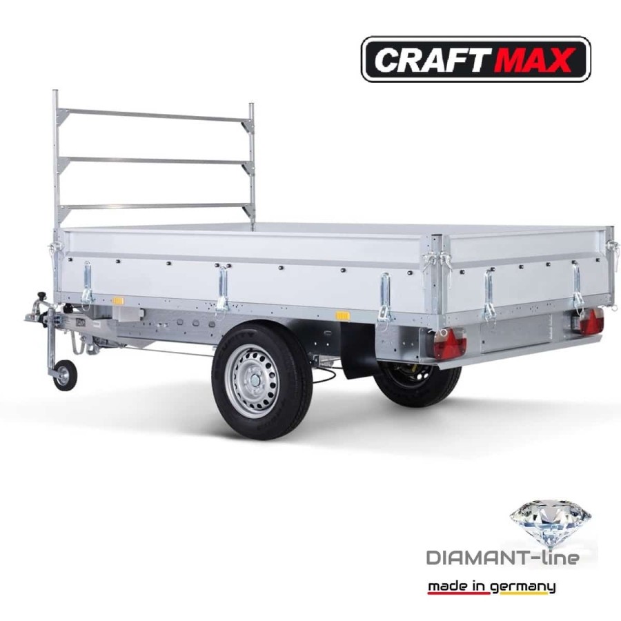 CRAFTMAX-Diamant-line-Pritsche-Einachser-mit-Leitergestell-210x128x35cm