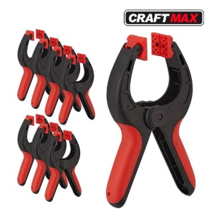 Klemmzwingen-7cm-Spannweite-13kg-Spannkraft-rutschfeste-Griffe-rotierbare-Klemmbacken