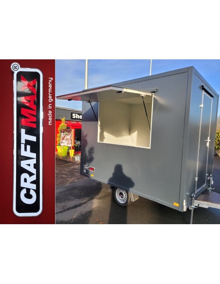 CRAFTMAX-Verkaufsanhaenger-Foodtruck-750-2.97x1.95x2.18m-Thermo-Sandwichpanele-seitliche-Verkaufsklappe-1