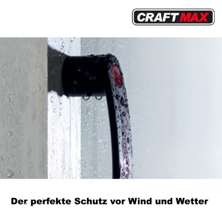 CRAFTMAX-Bauwagen-PKW-Anhaenger-Tuerscharniere-mit-Diestahlsicherung