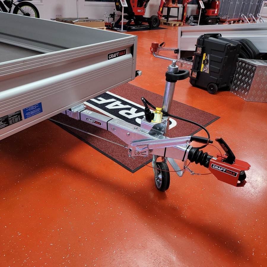 CRAFTMAX-KLAPPFIX-Kastenanhaenger-1300-Kg-ALU-Bordwaende-Stahlgitterheckklappe-Auffahrrampe-3000x1550x350mm-5