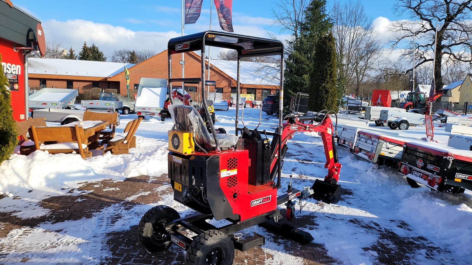 CRAFTMAX-spider-Mini-2-Rad-Schreitbagger-360°-Schwenkradius-BriggsStratton-Benzinmotor-18
