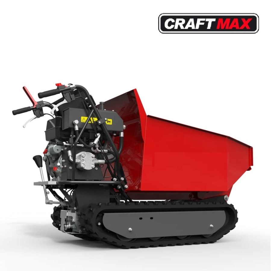 CRAFTMAX-Minidumper-mit-Kettenantrieb-mit-662KW-9-PS-BriggsStratton-Benzinmotor-500-Kg-Zuladung
