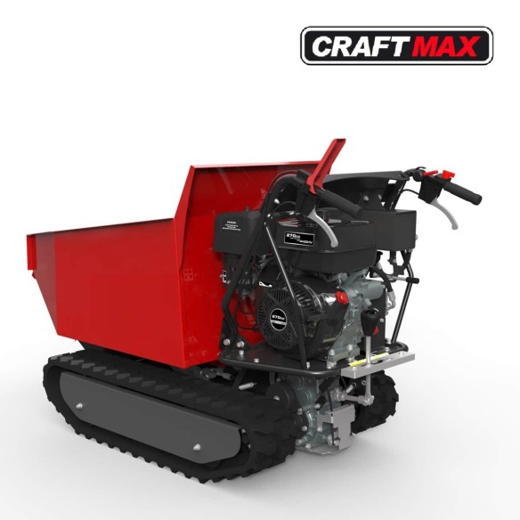 CRAFTMAX-Minidumper-mit-Raupenantrieb-mit-662KW-9-PS-BriggsStratton-Benzinmotor-500-Kg-Zuladung