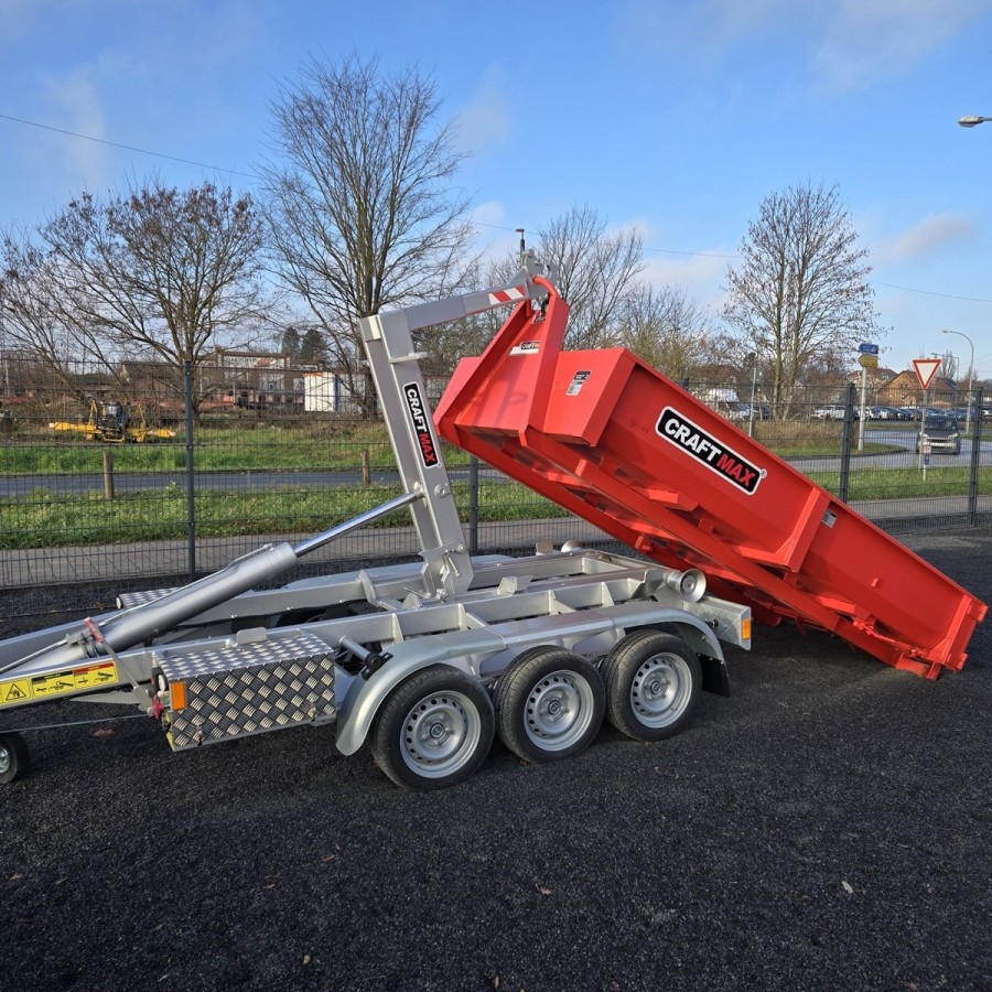 Drei-Achs-Stahl-Mulden-Kipper-Hakenlift-Absetzer-fuer-Container-3.00x1.60m-mit-Elektrohydraulik-1