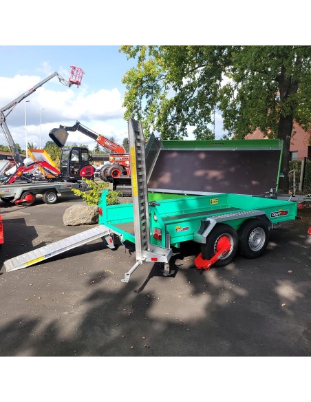 BAUMA-3000-Baumaschinen-Transporter-3.06x1.60x0.30m-Schaufelauflage-3
