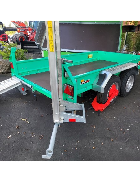 BAUMA-3000kg-Baumaschinen-Transporter-3.06x1.60x0.30m-Schaufelauflage-2