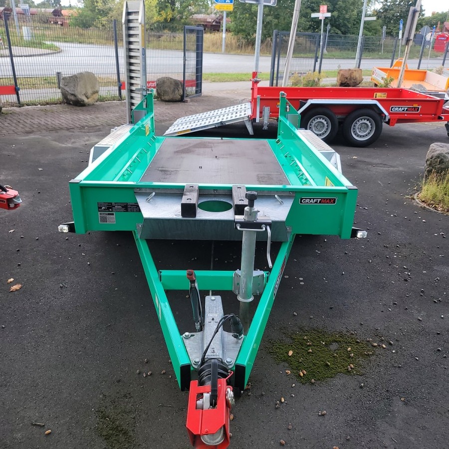 BAUMA-3000kg-Baumaschinen-Transporter-3.06x1.60x0.30m-Schaufelauflage-3