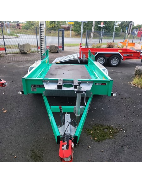 BAUMA-3000kg-Baumaschinen-Transporter-3.06x1.60x0.30m-Schaufelauflage-3