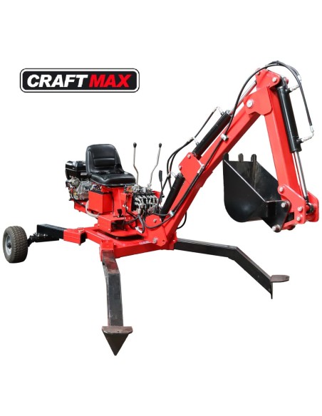 CRAFTMAX-Super-Spider-2-Rad-Schreitbagger-mit-Benzinmotor-Oelkuehler-560kg-2