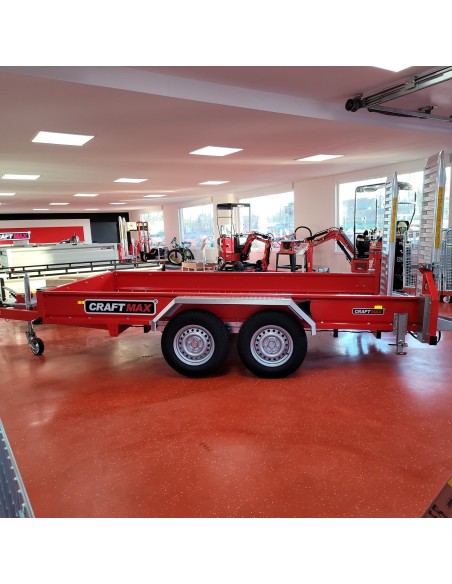 CRAFTMAX-MEGA-Baumaschinentransporter-3500Kg-Schaufelauflage-schwenkbaren-Auffahrrampen-2730kg-Nutzlast-11