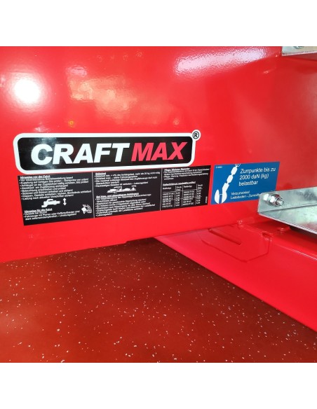 CRAFTMAX-MEGA-Baumaschinentransporter-3500Kg-Schaufelauflage-schwenkbaren-Auffahrrampen-2730kg-Nutzlast-5