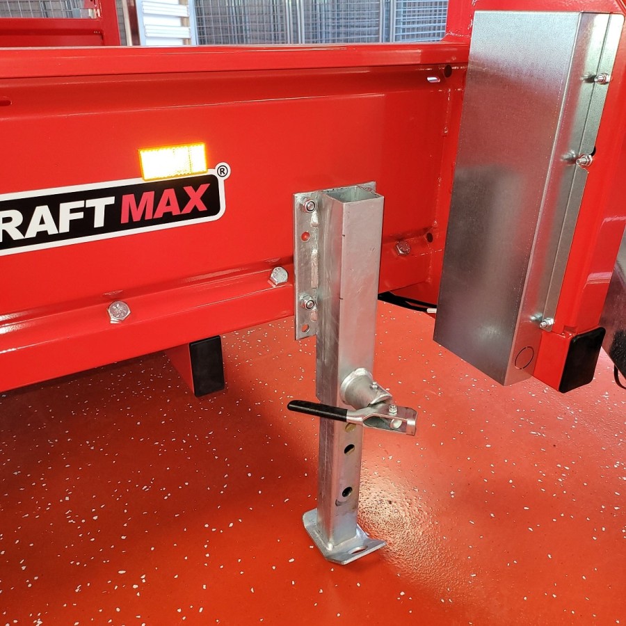 CRAFTMAX-MEGA-Baumaschinentransporter-3.5t-Schaufelauflage-schwenkbaren-Auffahrrampen-2730kg-Nutzlast-2