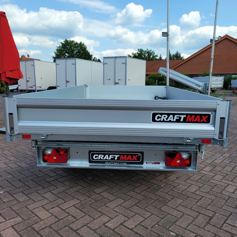 CRAFTMAX-BOSS-Dreiseitenkipper-2.600Kg-ALU-Bordwaende-Stahlboden-pumpless-Hydraulik-Akku-Schrauber-306x175x30cm-6