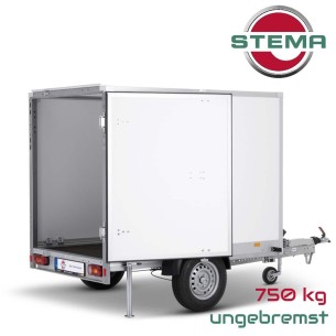 STEMA-STPK-O1-7.5-25-13.1P15.1-Kofferanhaenger-grosse-Hecktuer-2.55x1.32x1.54m-750kg-ungebremst