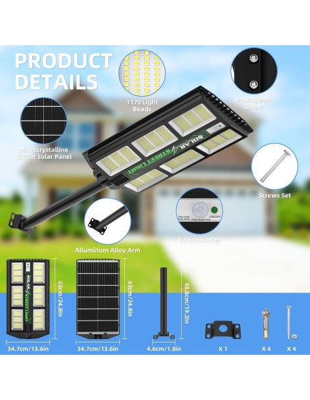 1200W-Solar-Strassenlampe-Flutlicht-6500K-1170-LEDs-Solarlampe-mit-Bewegungsmelder-Fernbedienung-6