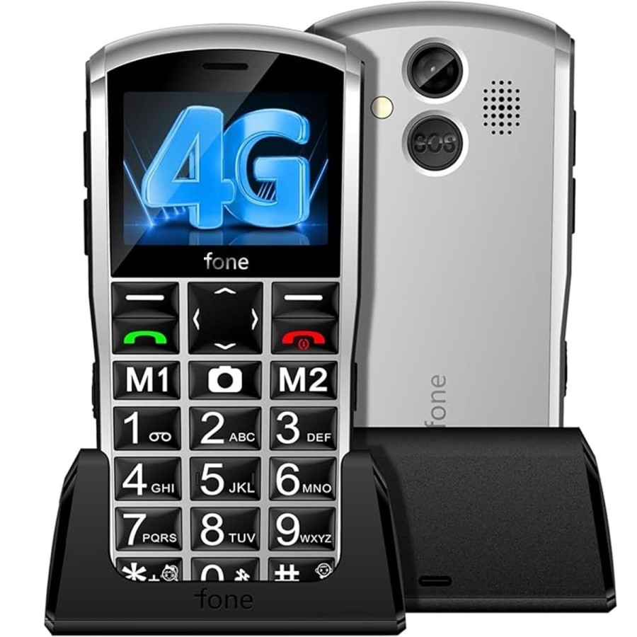 Seniorenhandy-mit-grossen-Tasten-24-Zoll-Farbdisplay-SOS-Notruffunktion-Taschenlampe-2MP-Kamera-Stereo-Lautsprecher-Zeittaste-1