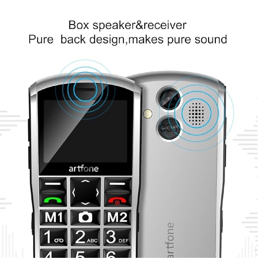 Seniorenhandy-mit-grossen-Tasten-24-Zoll-Farbdisplay-SOS-Notruffunktion-Taschenlampe-2MP-Kamera-Stereo-Lautsprecher-Zeittaste-5
