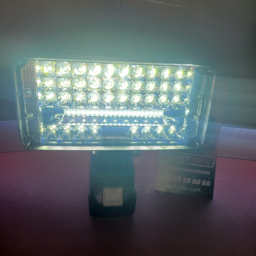90-Watt-LED-Scheinwerfer-Weitstrahler-Baustrahler-Lichtstrom-5400-Lumen-passend-fuer-MAKITA-18V-Lithium-Ionen-Akkus-11