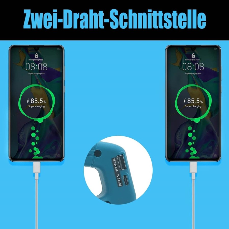 90-Watt-LED-Scheinwerfer-Weitstrahler-Baustrahler-Lichtstrom-5400-Lumen-passend-fuer-MAKITA-18V-Lithium-Ionen-Akkus-6