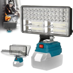 100-Watt-LED-Scheinwerfer-Weitstrahler-Baustrahler-Lichtstrom-8000-Lumen-passend-fuer-MAKITA-18V-Lithium-Ionen-Akkus-1