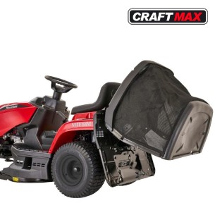 CRAFTMAX-Benzin-Rasentraktor-352-ccm-Motor-84-cm-Maehwerk-bis-zu-3.000-m²-200-l-Fangsack-7-Schnitthoehen-1 2