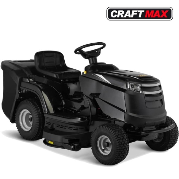 CRAFTMAX-Benzin-Gartentraktor-STIGA-Motor-432-cc-72-kW-Hydrostatischer-Fahrantrieb-Schnittbreite-98-cm-Ernte-und-Mulchmodus-LED-