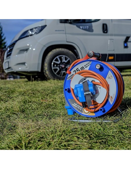 CRAFTMAX-Camping-Kabeltrommel-25m-H07RN-F-3G25-in-orange-Brennenstuhl-Camping-Adapterkabel-mit-CEE-Stecker-und-Schutzkontakt-Kup