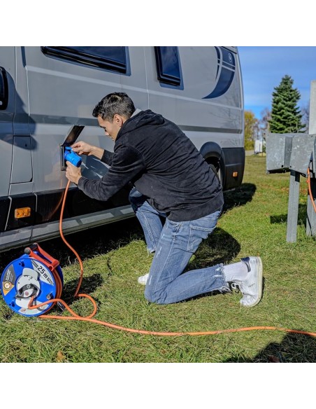 Camping-Kabeltrommel-25m-H07RN-F-3G25-in-orange-Brennenstuhl-Camping-Adapterkabel-mit-CEE-Stecker-und-Schutzkontakt-Kupplung-15m