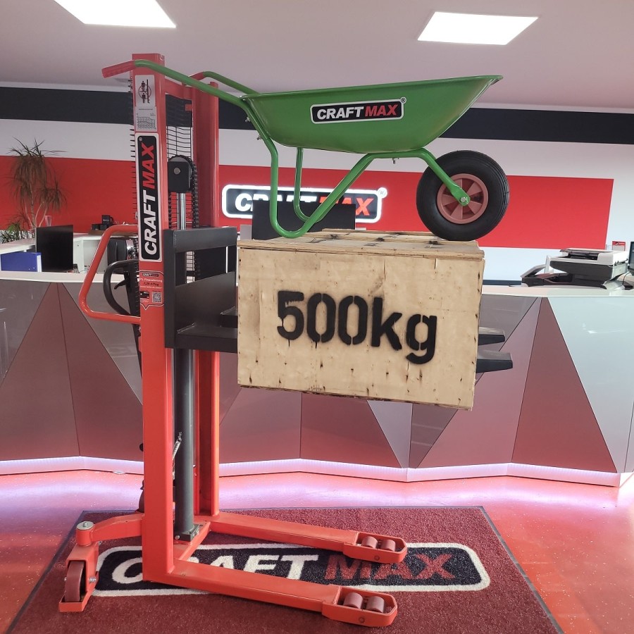 CRAFTMAX-Hydraulischer-Lift-manuell-Hubhoehe-1610mm-Tragfaehigkeit-500kg-1
