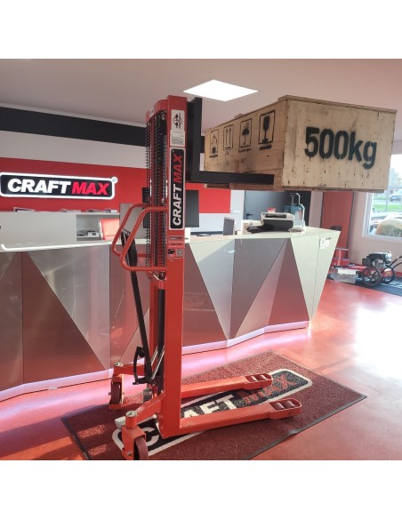 CRAFTMAX-Hydraulischer-Lift-manuell-Hubhoehe-1610mm-Tragfaehigkeit-500kg-2