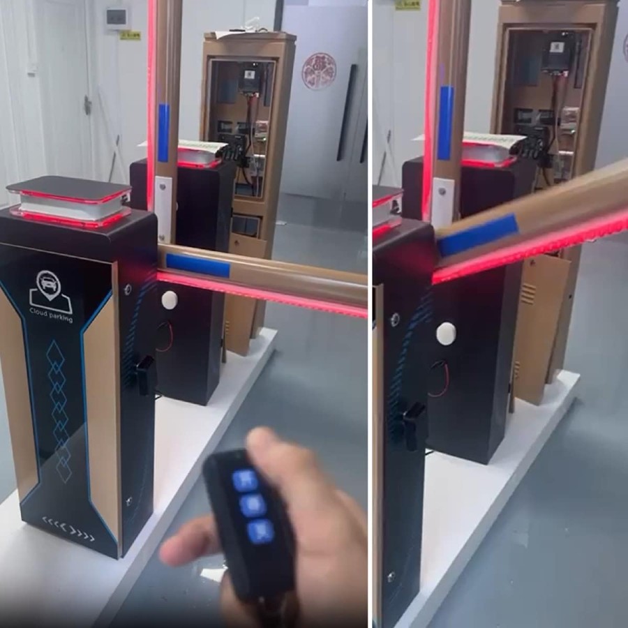 Automatische-Parkplatz-Schranke-bis-6m-Fernbedienung-LED-Beleuchtung-2