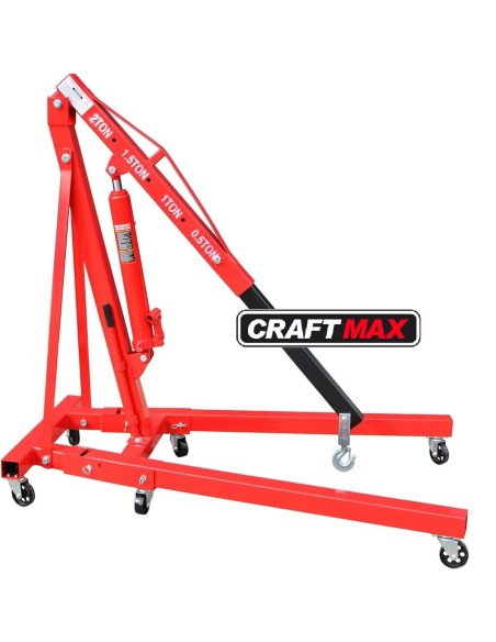 CRAFTMAX-LiftUP-2000kg-hydraulischer-Werkstattkran-zusammenklappbar-6