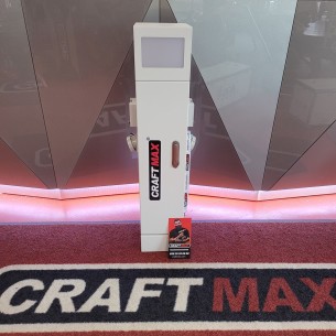 CRAFTMAX-Energiesaeule-mit-4-Steckdosen-220V-16A-Edelstahlgehaeuse-mit-LED-Beleuchtung-Smart-Payment-H-100cm-1