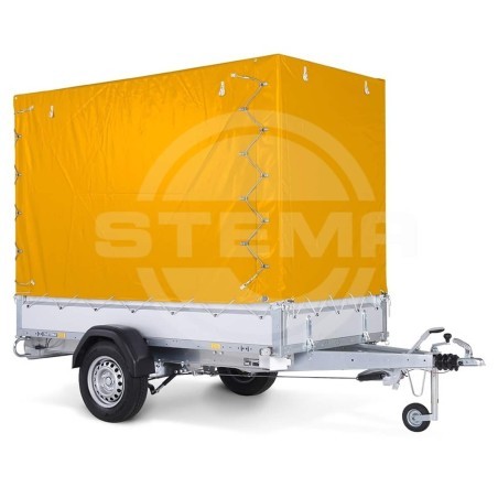 STEMA-PVC-Hochplane-Gestell-Hoehe-1.50m-fuer-Kastenanhaenger-orange
