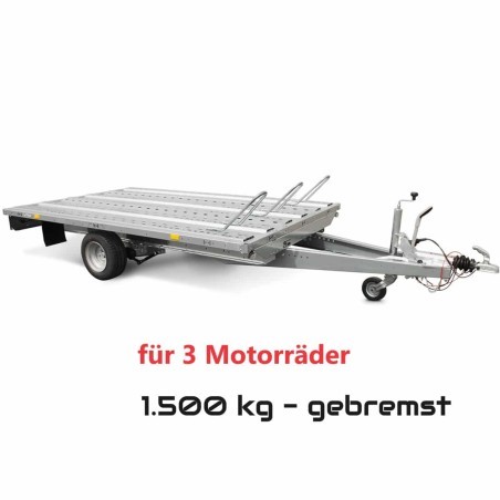 STEMA-SySTEMA-MT-1500-Motorradtransporter-3.01x1.83m-fuer-3-Motorraeder-mit-Rampe