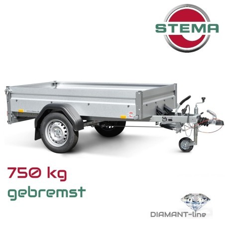 STEMA-750kg-gebremst-Kastenanhaenger-2.01×1.08x0.35m-100kmh-Zulassung
