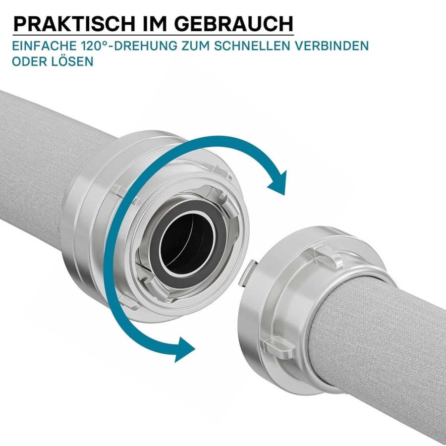 STORZ-Kupplung-Uebergangsstueck-Adapter-von-B-75-auf-C-52-Kupplungsreduzierung-B75-zu-C52-4