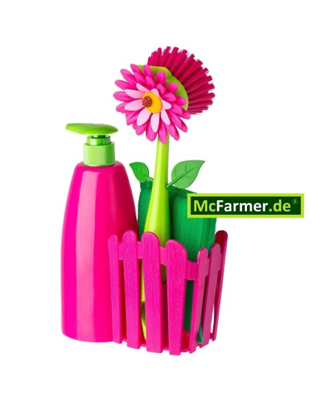 Pink-Flower-Power-Kuechen-Barbie-in-Form-einer-Blume