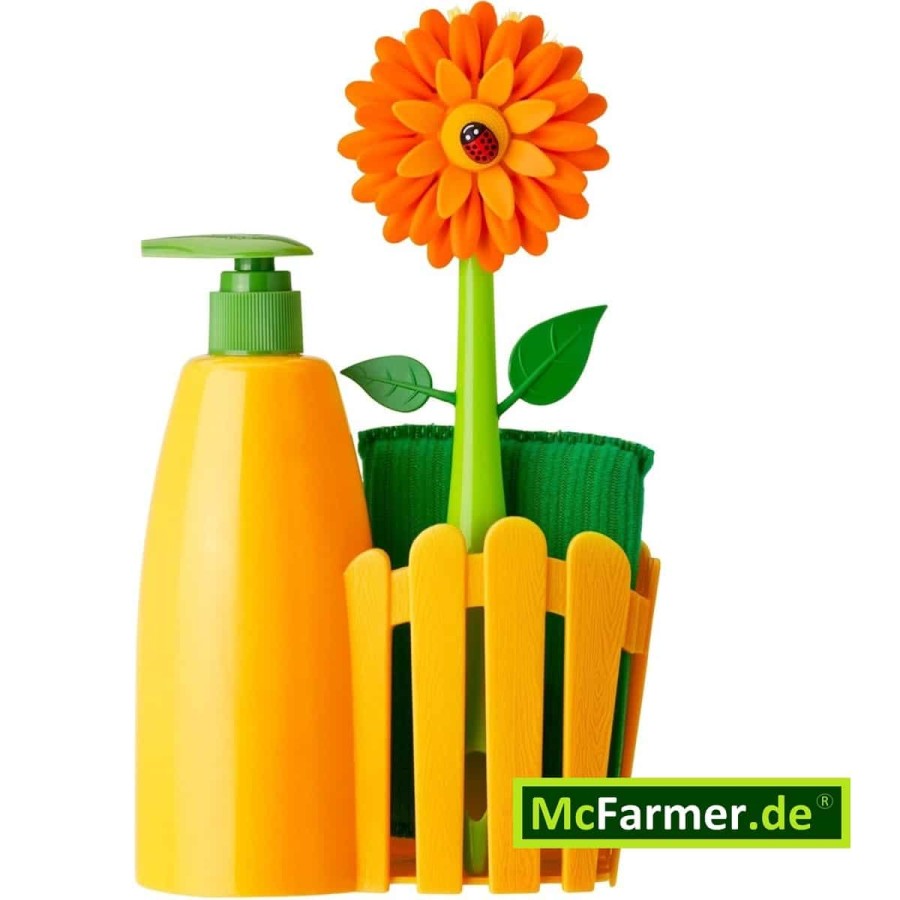 Fun-Flower-Power-Spuelbecken-Oranizer-in-Form-einer-Blume