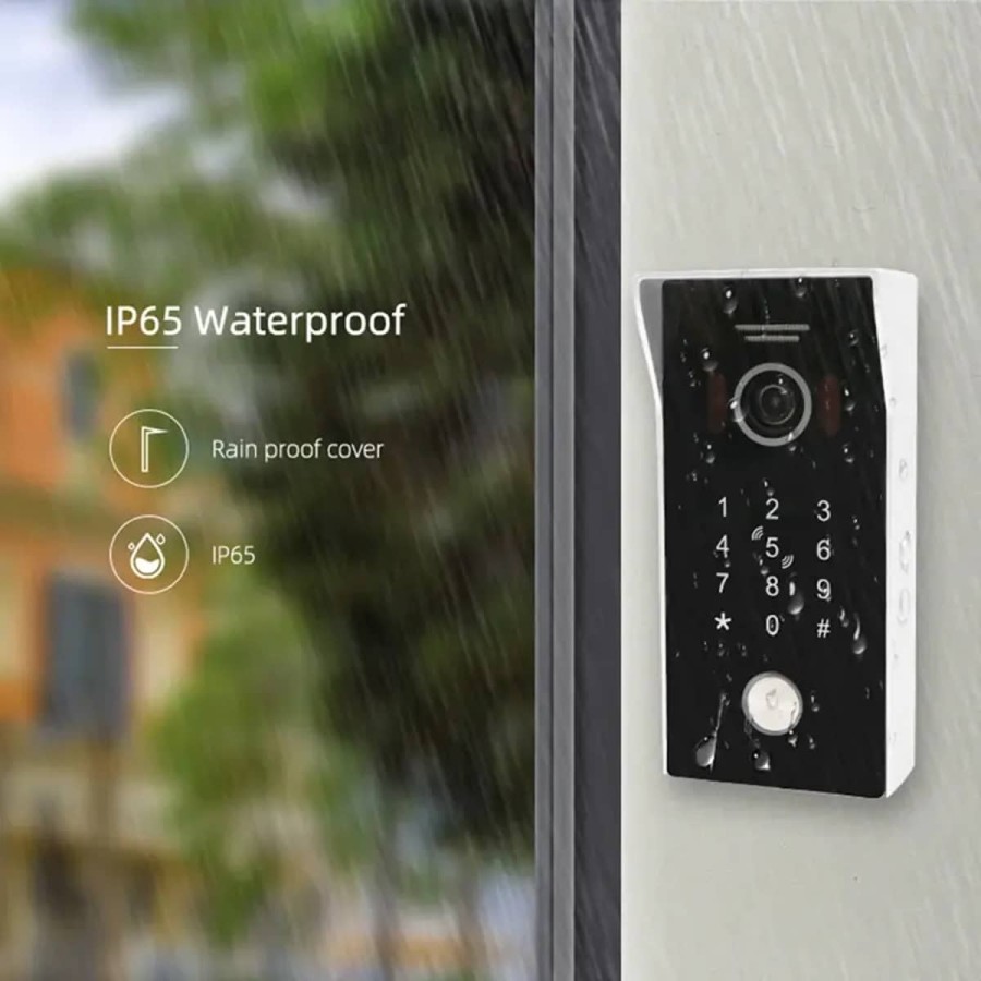Video-Tuersprechanlage-Intercom-System-W-Lan-Smartphone-App-Tueroeffnung-per-Internet-Nachtsicht-Audio-Video-TFT-Monitor-2