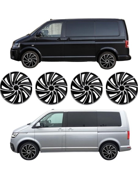 17-Zoll-Premium-Radkappen-kompatibel-mit-VW-T5-T6-T6.1-Stahlfelgen-in-Schwarz-Silber-Matt-4er-Satz-Radzierblenden-2