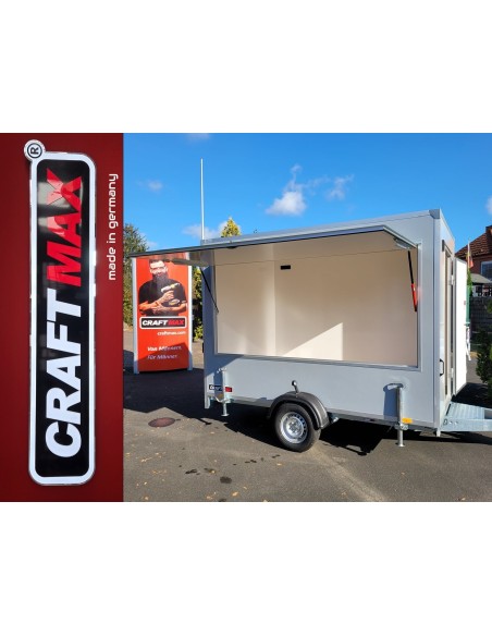 CRAFTMAX-Titelfoto-Verkaufsanhaenger-Foodtruck-1300-3.00x1.80x2.00m-Thermo-Sandwichpanele-mit-1-Verkaufsklappe