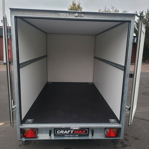 Blackbox-750kg-Kofferanhaenger-Sandwich-Doppelfluegeltuer-2.52x1.50x1.50m-schwarz-2