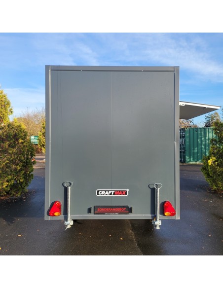 CRAFTMAX-Verkaufsanhaenger-750KG-2.97×1.95×2.18m-Thermo-Sandwichpanele-mit-seitlicher-Verkaufsklappe-Stuetzen-3