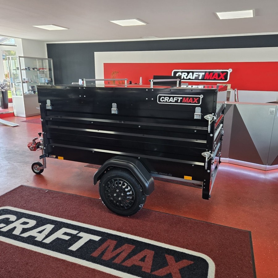 Black-Serie-850-Kastenanhaenger-2.01×1.08x0.90m-zusaetzliche-Bordwand-Deckel-Fahrradtraeger-gebremst-100kmh-16