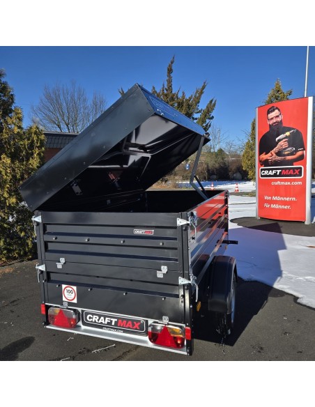 Black-Serie-850-Kastenanhaenger-2.01×1.08x0.90m-zusaetzliche-Bordwand-Deckel-Fahrradtraeger-gebremst-100kmh-11