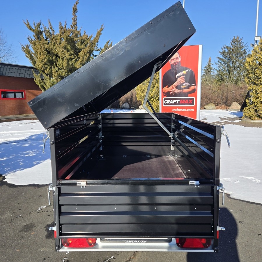 Black-Serie-850-Kastenanhaenger-2.01×1.08x0.90m-zusaetzliche-Bordwand-Deckel-Fahrradtraeger-gebremst-100kmh-12
